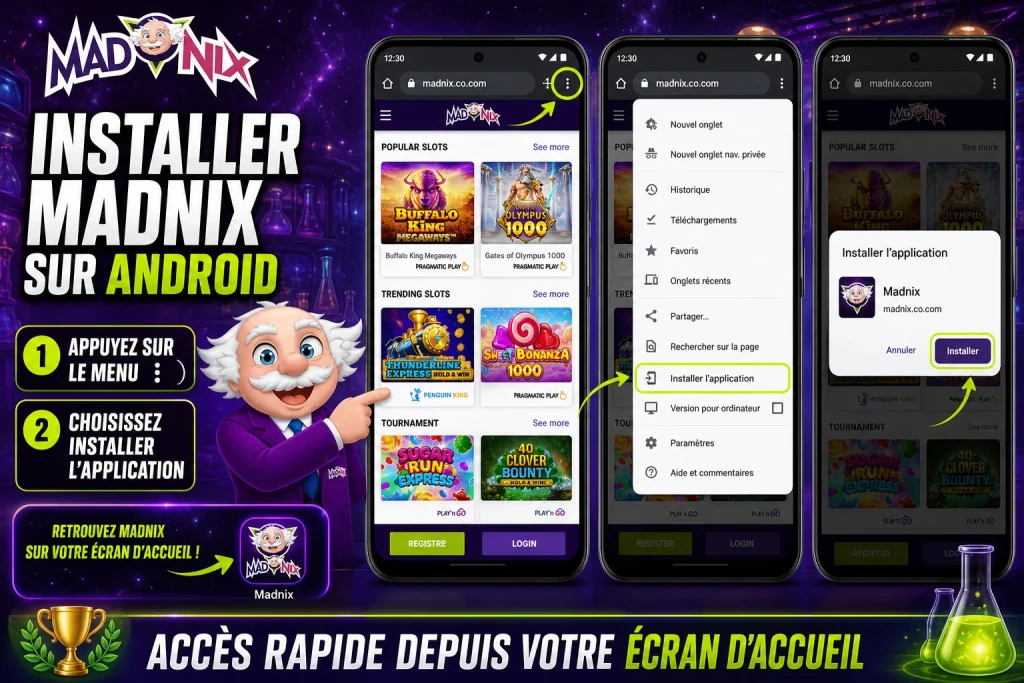 Installer Madnix sur android
