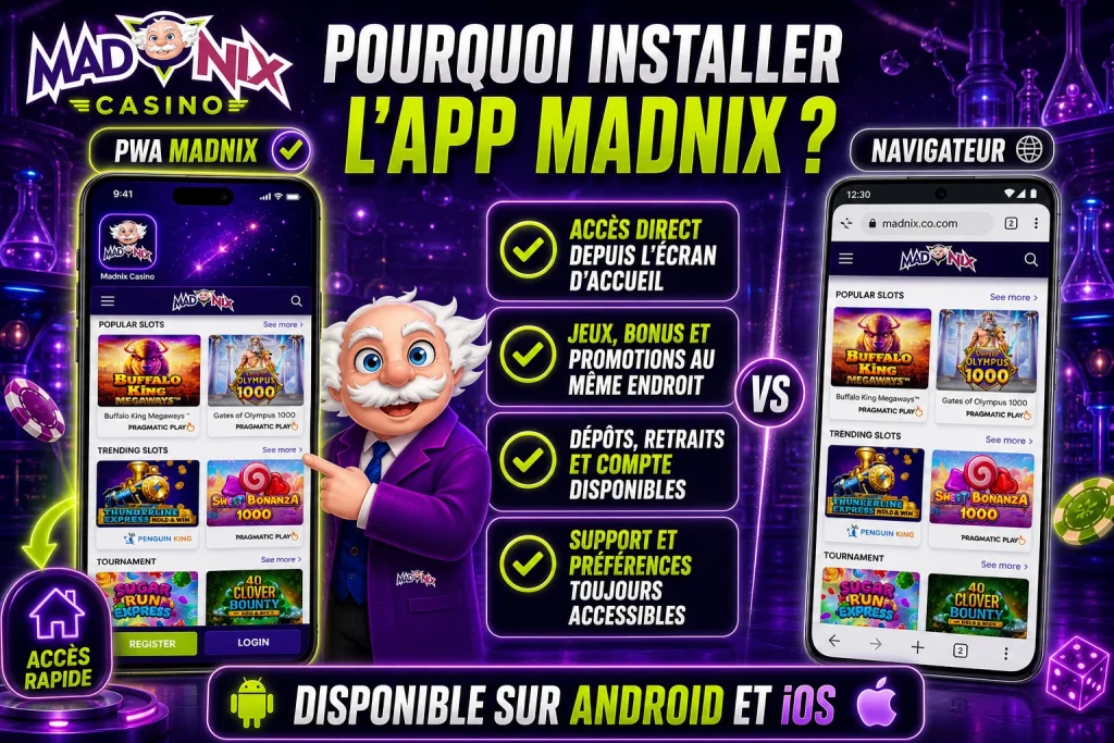 Pourquoi installer l'app Madnix